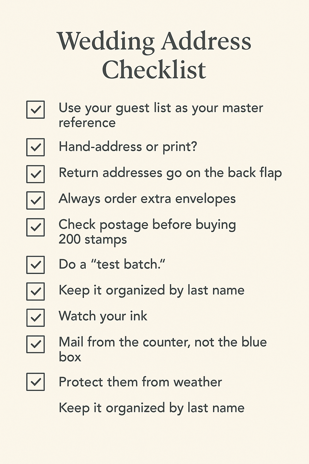 How to Actually Address Wedding Invitations Without Second-Guessing Yourself featured image