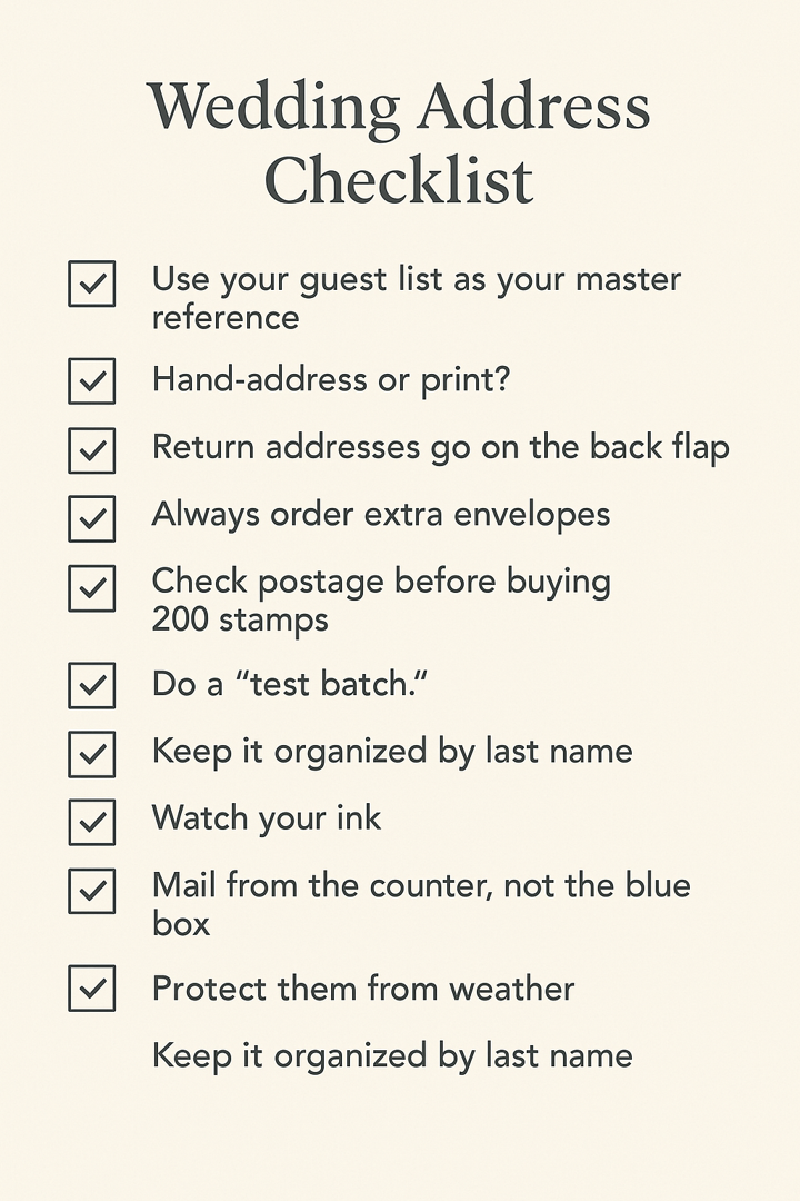 How to Actually Address Wedding Invitations Without Second-Guessing Yourself article image