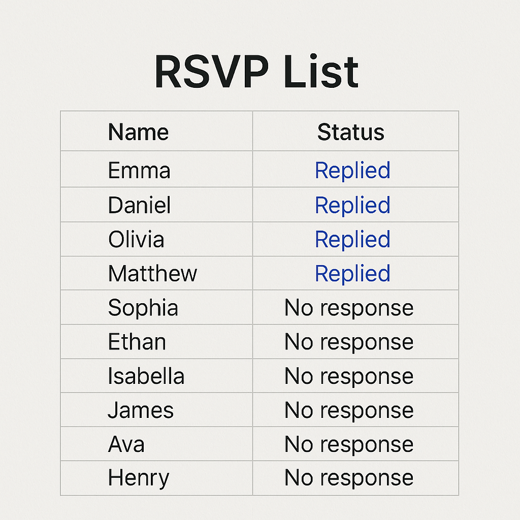 The Art of the Gentle Nudge: How to Remind Guests to RSVP (Without Sounding Pushy) featured image